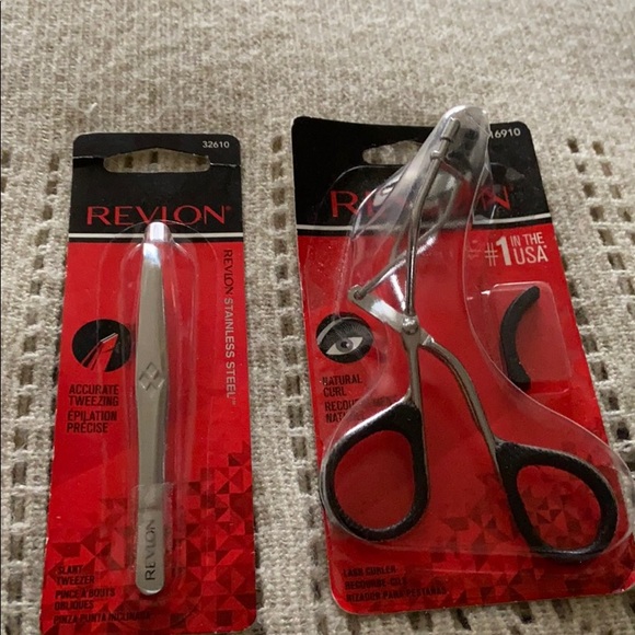 Revlon tweezer and Eyelash curler